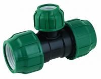 ТРОЙНИК ПНД напорн. Д- 63*32*63 пер. POELSAN GREEN /530319/
