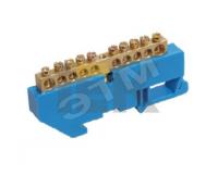 ШИНА нулевая N на DIN-изолятор ШНИ-6х9-6-Д-С