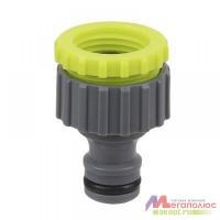 ПОЛИВ. ПЕРЕХОДНИК на трубу внутр.резьба под коннектор УРОЖАЙНАЯ СОТКА