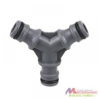 ПОЛИВ. СОЕДИНИТЕЛЬ-КОННЕКТОР трехсторон. УРОЖАЙНАЯ СОТКА