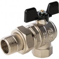 кран шар стаут угловой с амер