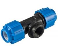 ТРОЙНИК ПНД внутр рез компрессия