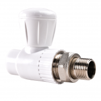 Кран шаровый ПП для радиатора прямой