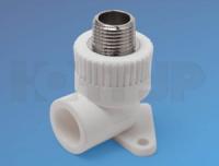 УГОЛЬНИК ПП наружн резьба с крепл Ламмин