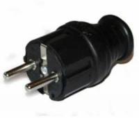 ЭЛ.ВИЛКА прямая  с з черная