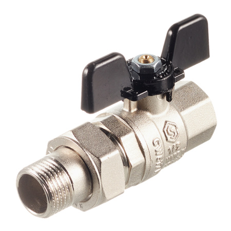 КРАН шаровый со сгоном баб. STOUT